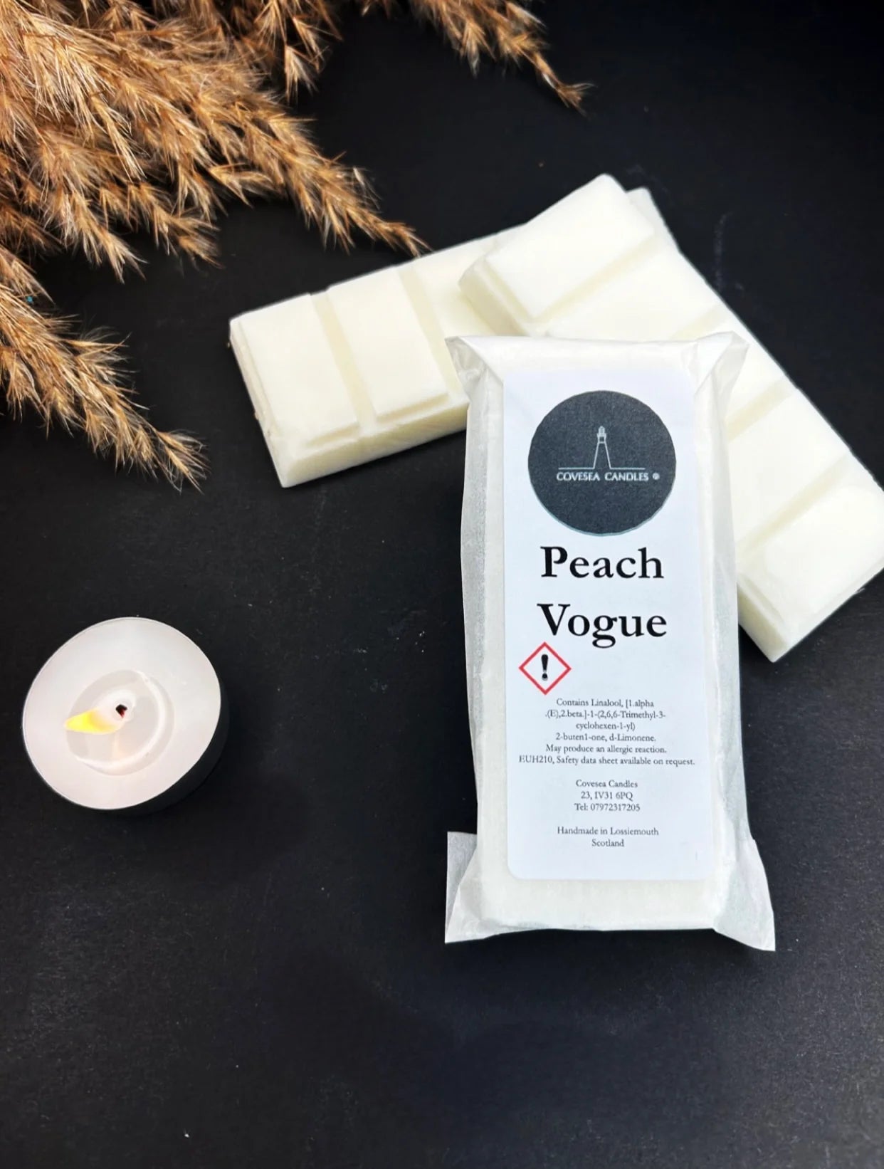 Peach Vogue wax melt