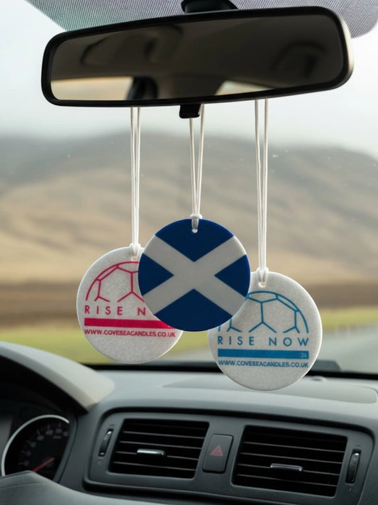 Scotland Flag Rise Now ‘26 Car Air Freshener