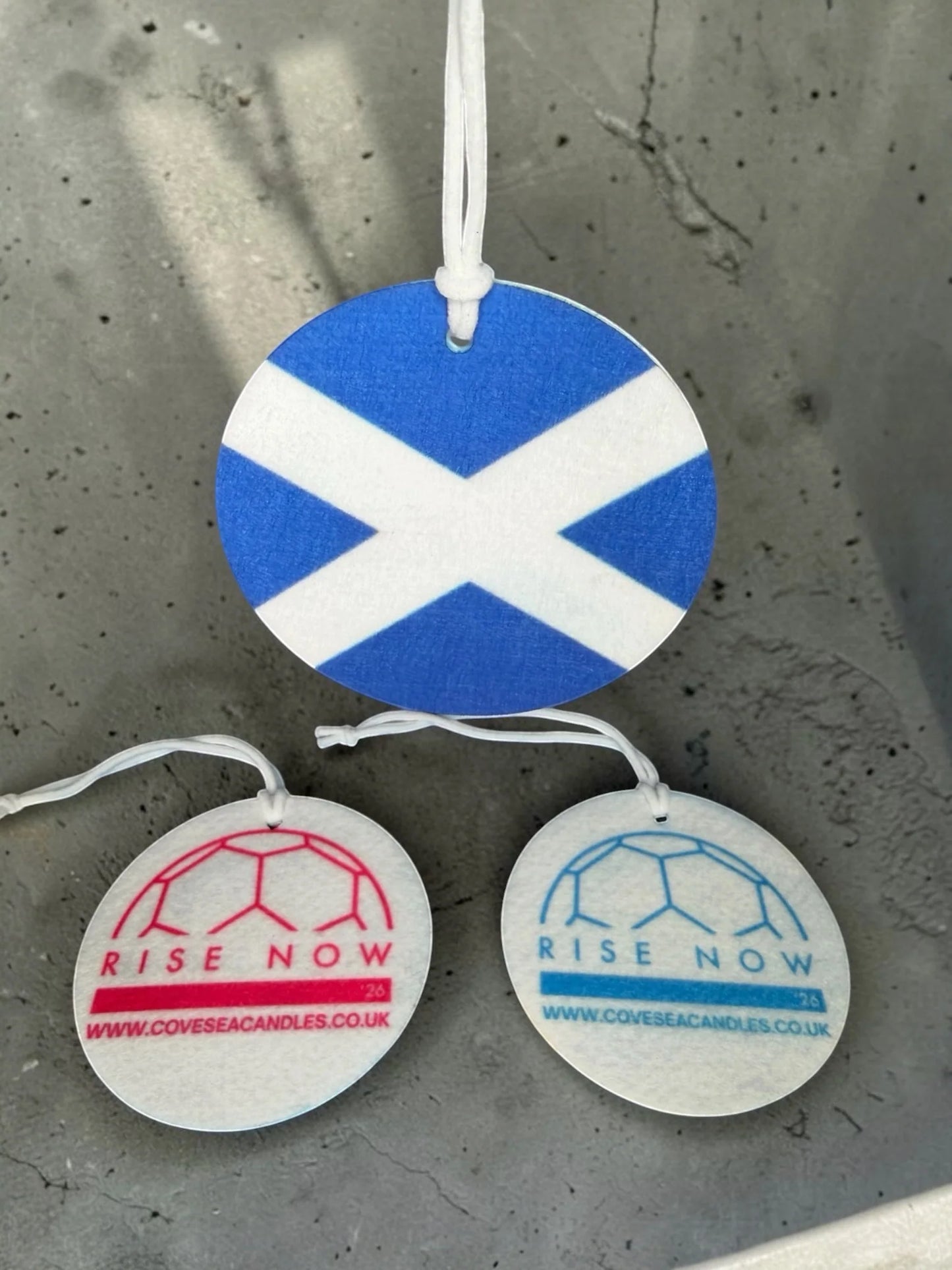 Scotland Flag Rise Now ‘26 Car Air Freshener